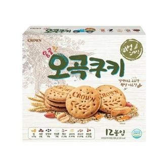 셀러허브 크라운 옹골진 오곡쿠키 288g x12 (S9119944)