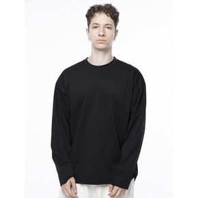 Ponte Slit Long-sleeved - Black /M243TP02BK