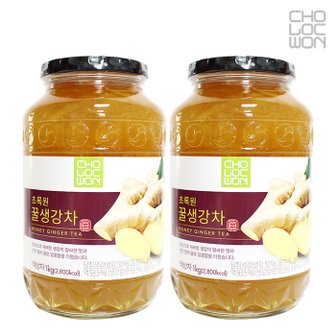  초록원 꿀생강차 1KG +  1KG (2KG) 액상차 과일청