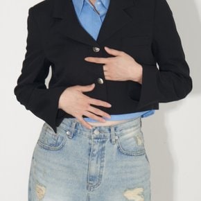 CMNMSTUDIO / Antique button crop jacket (2 Color)