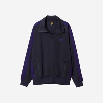  니들스 트랙 자켓 폴리 스무스 네이비 Needles Track Jacket Poly Smooth Navy