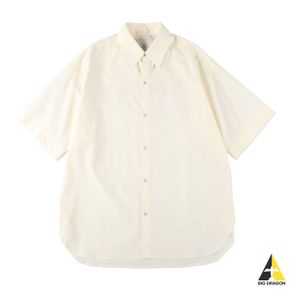 스튜디오 니콜슨 24 SORONO OVERSIZED SHORT SLEEVE SHIRT - PARCHMENT (883)