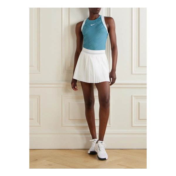 나이키코트 어벤티지 플리츠  드라이핏 테니스 스커트 화이트 46376663162923095
