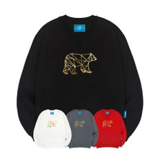 기모M 골드베어 맨투맨 남녀공용 S~4XL 빅사이즈