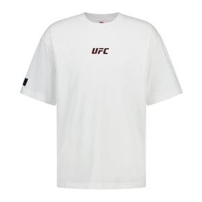 UFC 옥타곤 릴렉스핏 반팔 티셔츠 화이트 U4SSV2303WH