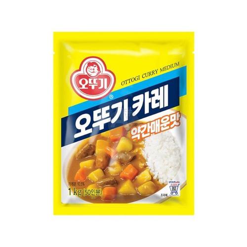 오뚜기 약간매운맛 카레 1kg 대용량 업소용 분말카레(1)