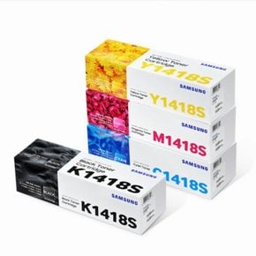 정품 CLT-K1418S C1418S M1418S Y1418S 토너 세트
