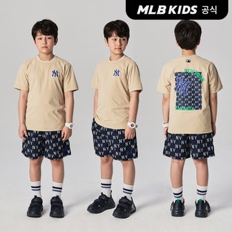 MLB키즈 (공식)24SS 모노티브 티셔츠세트 NY