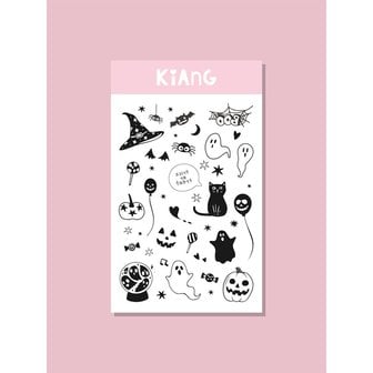 키앙 할로윈 타투 스티커 (모노할로윈)