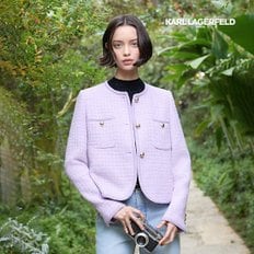 칼라거펠드 칼라거펠트 25SS 클래식 트리밍 트위드 자켓