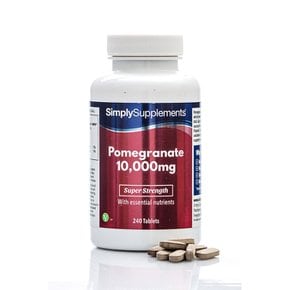 영국 SimplySupplement 석류추출물 10000mg 240정 4개월분 Pomegranate