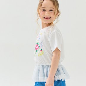 레이스드랍티셔츠(아이보리)