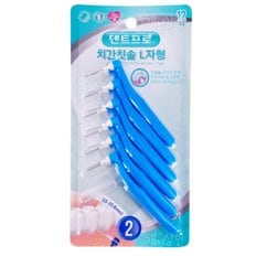 치간칫솔 L형  36P 2 SS 0.8mm