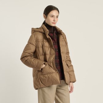 BCBG [여주점] 후드 탈부착 허리 드로우스트링 다운점퍼 B5D9F801