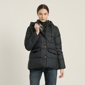 [여주점] 후드 탈부착 허리 드로우스트링 다운점퍼 B5D9F801