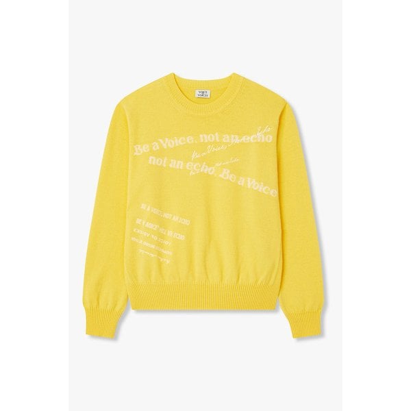 레터링 크루넥 울 풀오버 7116150108110