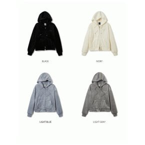 여성 퍼 본딩 후드집업   Fur Bonding Hood Zip up WHMZE4V31F_P373909123