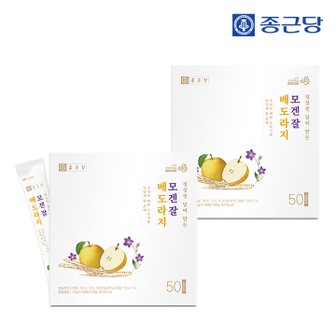 종근당 모겐잘 배도라지 진액스틱 15g x 50포 2박스 / 국내산 배도라지 꿀 모과 생강