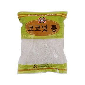 꼬미다 코코넛롱 400g / 제과제빵 토핑 홈베이킹재료 코코넛슬라이스 코코넛가루