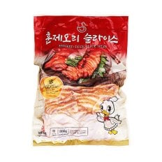 삼아 훈제오리 슬라이스 800g /냉동