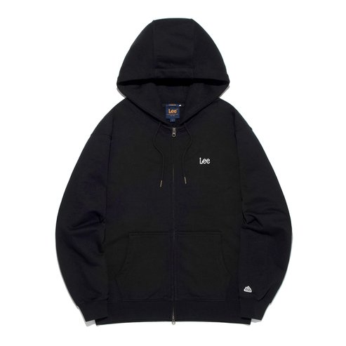 LEE 스몰 트위치로고 후드집업 블랙 LE2503HZ01BK
