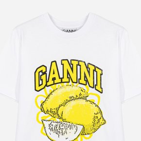 레몬 여성 반팔 티셔츠 화이트 T3768 151