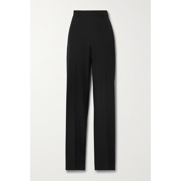 텔레마코 울 트윌 테이퍼드 팬츠 블랙 1647597317180947