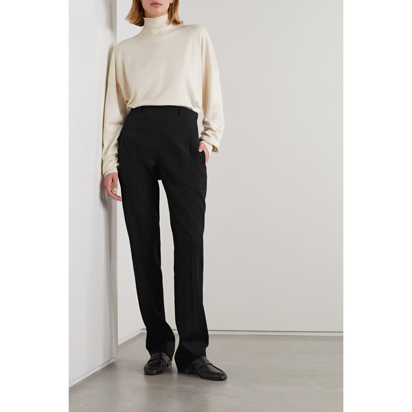 텔레마코 울 트윌 테이퍼드 팬츠 블랙 1647597317180947