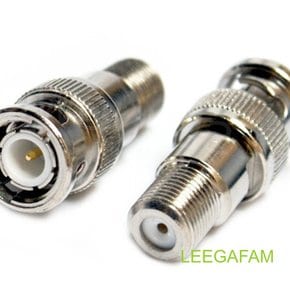변환젠더 RF 를 젠더 커넥터 플러그 BCNM RCA BNC F 잭으로