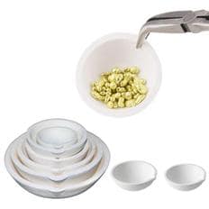  고온 석영 그릇 도가니 용광로 용융 주조 정제 금 은 보석 도구 100g-5000g