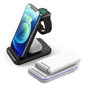3IN1 고속 무선충전기 15W 접이식 거치대 NZ8A