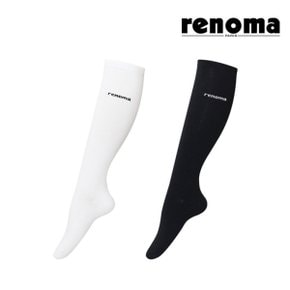 여성 스포츠 무지 니삭스 RM2603 2족