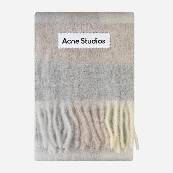 [시흥점] [아크네]5F CA0084 DL6 멀티 체크 머플러 바닐라 베이지