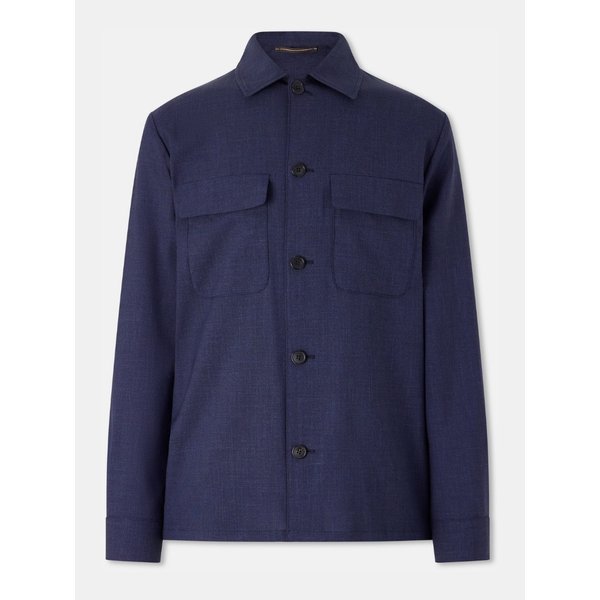 울 실크 리넨 블렌드 오버셔츠 46376663163019198