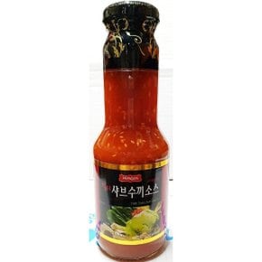 수끼 소스 칠리 샤브 300ml x12개 액상 양념 식당 (WB7F2BC)