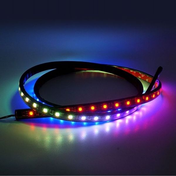 12V RGB LED바 검정띠 100cm 유선 컨트롤러모듈 포함 - SSG.COM
