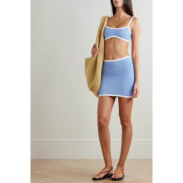 훈자 지 데빈 컨버터블 투톤 오리지널 크링클™ 스윔 스커트 46376663162941539