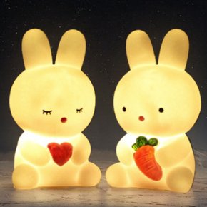 무드등 수면등 토끼 수유등 LED 조명 미니 아이방 귀여운 간접조명 캐릭터 집들이선물 하트