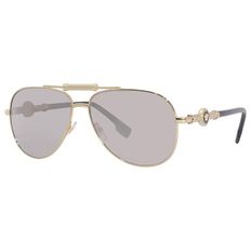 독일 베르사체 선글라스 Versace Sunglasses VE2236 12526G 남녀공용 Gold Grey / Silver Lens S