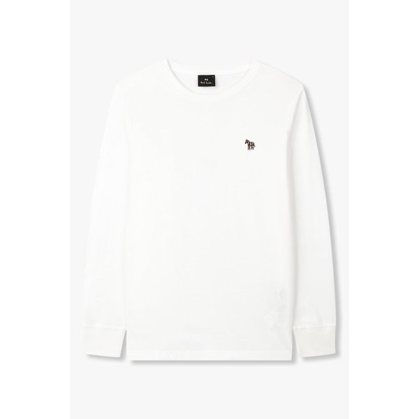 [PS PAUL SMITH] 지브라 패치 롱 슬리브 티셔츠 5755127019000