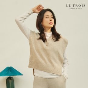 [LE TROIS] 이보영의 르투아 F/W 이태리 캐시미어 후드베스트