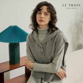 [LE TROIS] 이보영의 르투아 F/W 이태리 캐시미어 후드베스트