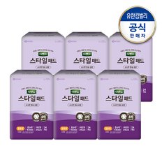 디펜드 스타일 패드 여성 참숯 중용량/안심중용량  6팩 구성+견본2매/요실금패드/요실금기저귀