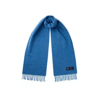 ABRAHAM MOON 메리노울 머플러 25cm - 마린 블루