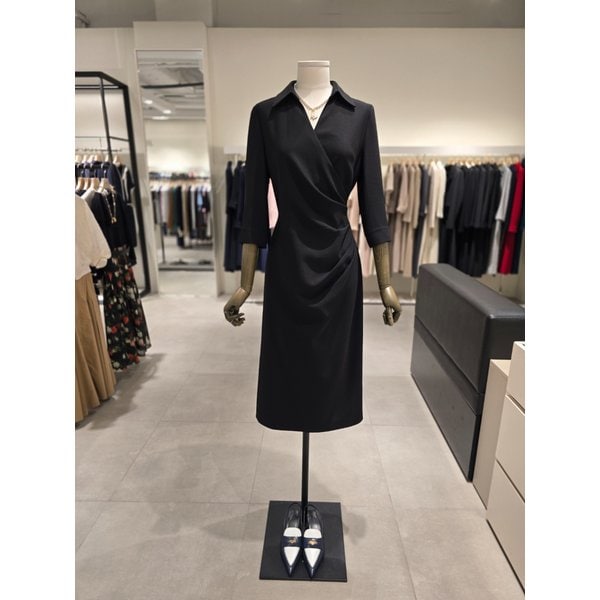 [파주점] 언밸런스 셔링 랩 H라인 원피스 JS4B0OP831