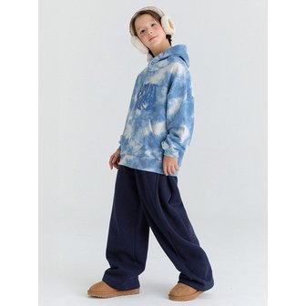 오실롯주니어 [SET] E22 기모 트위스터 후드 셋업 (블루/네이비)