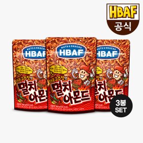 [본사직영] HBAF 매운 멸치 아몬드 100g 3봉 세트