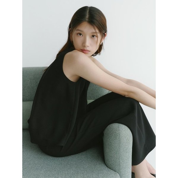 미니멀 드레이프 슬리브 탑+슬랙스세트(LSET163)