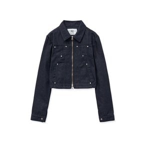 rivet denim jacket (blue)