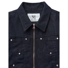 rivet denim jacket (blue)